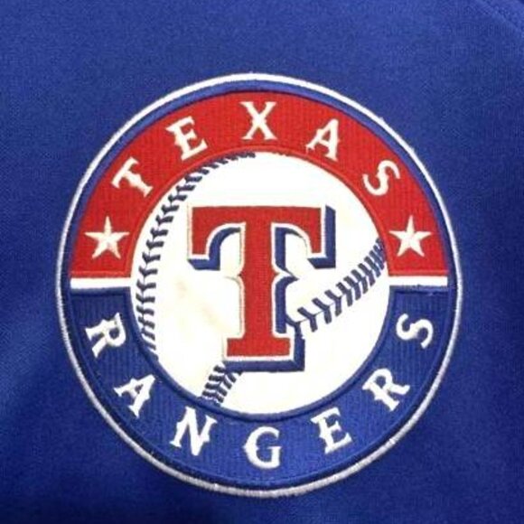 MLB Authentic Nike Team Texas Rangers Soriano #12 Navy Button Up Jersey Men Sz L - Picture 2 of 10